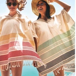 Tribe Alive Handmade Artisan Cotton Poncho Caftan